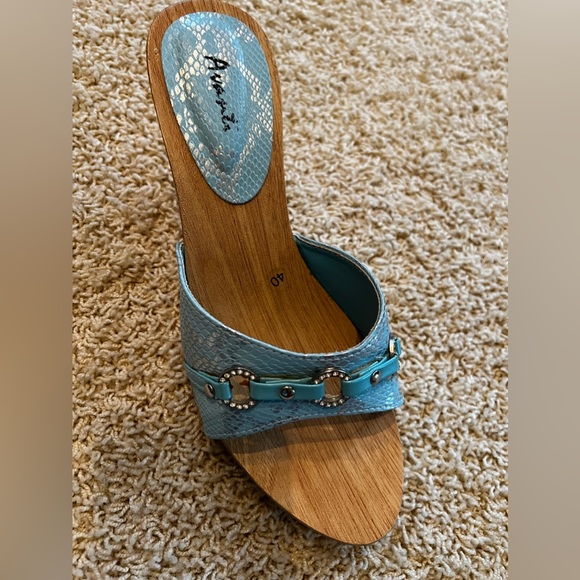 Blue Avanti summer shoes for women - Picture 2 of 9